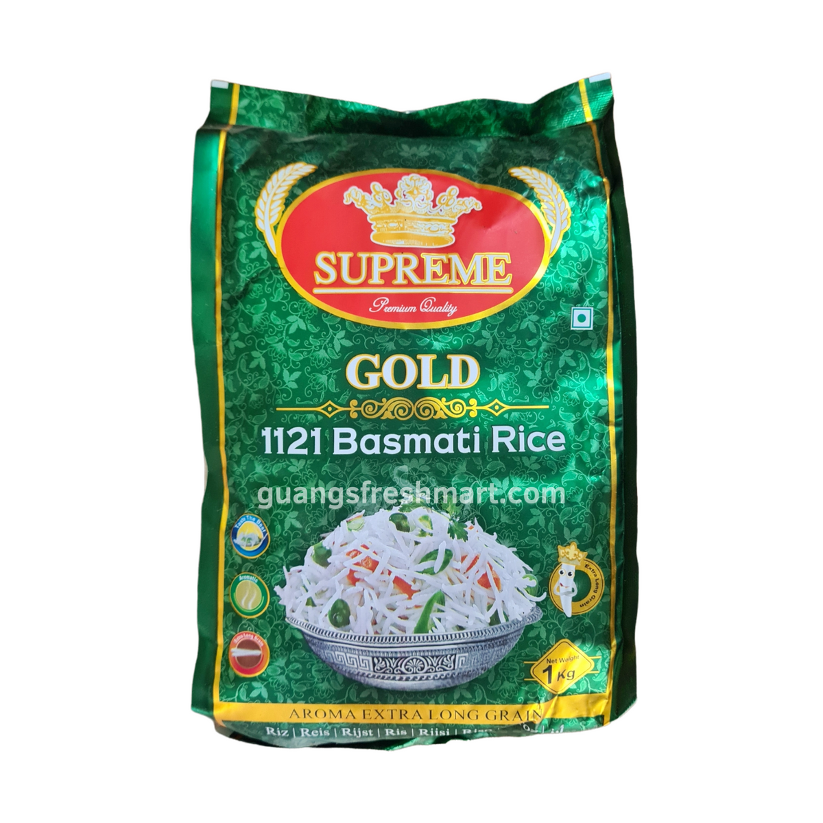Supreme Gold 1121 Basmati Rice (1kg) Guang's Fresh Mart