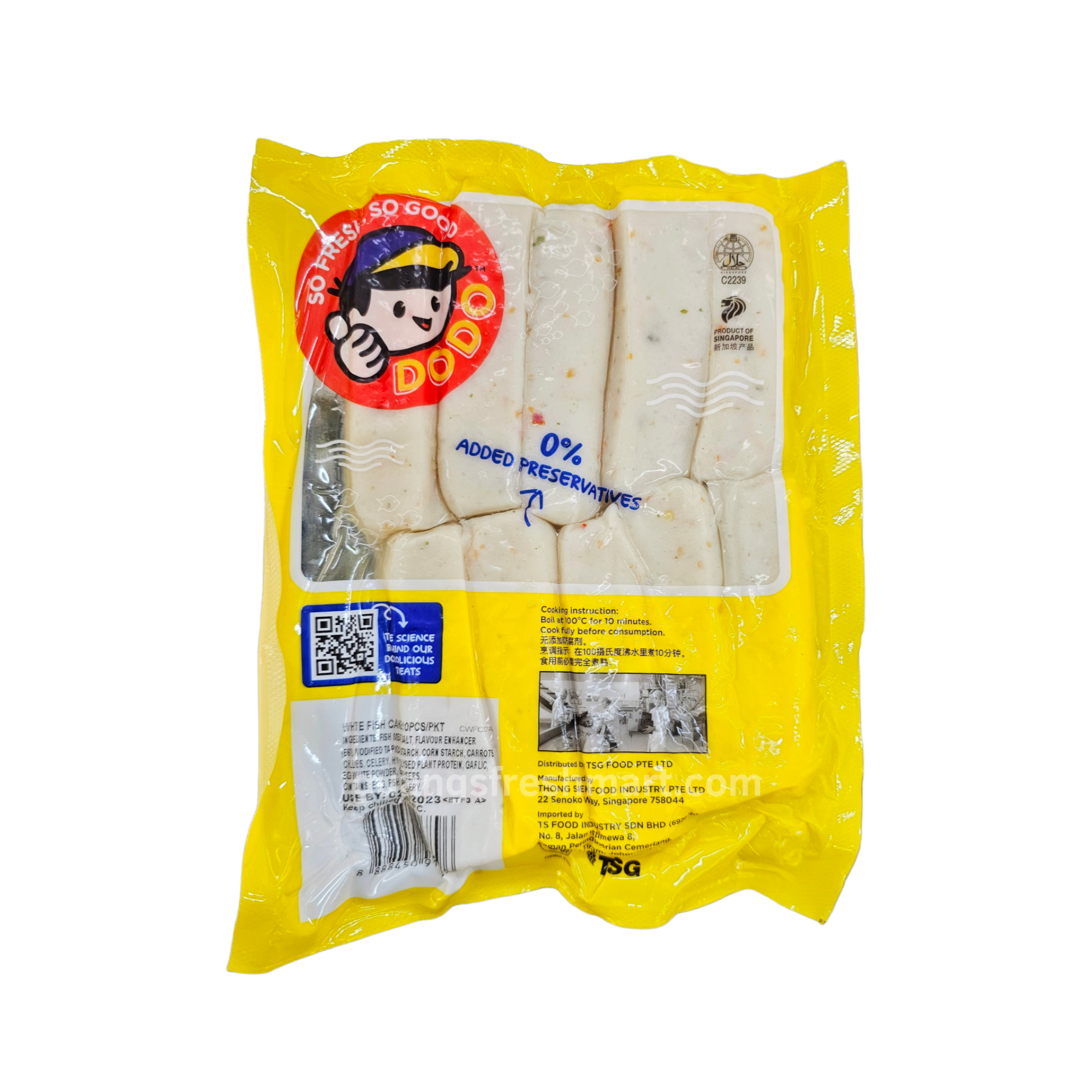 DoDo White Fish Cake (10pc)