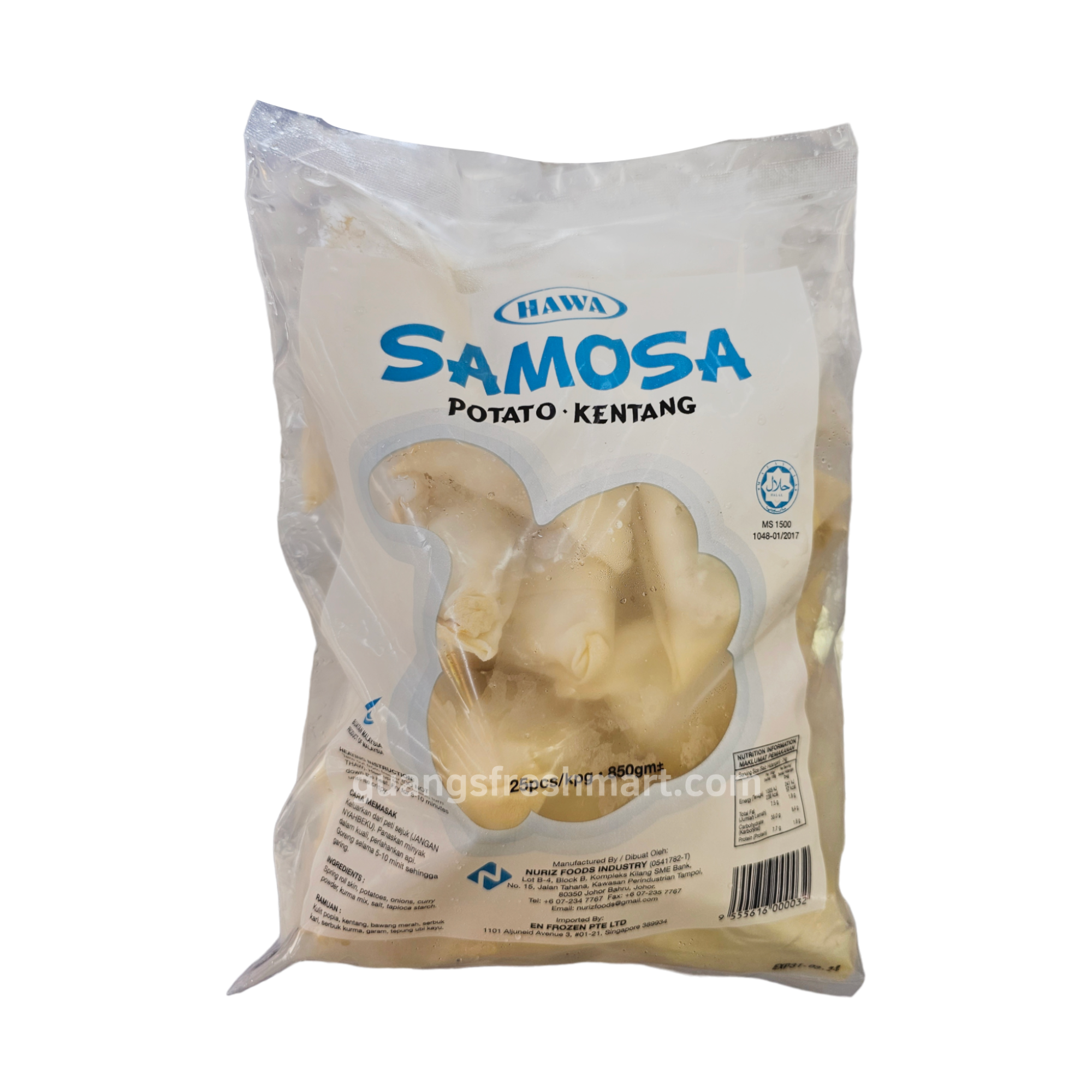 Hawa Samosa Kentang (850g/25pc)
