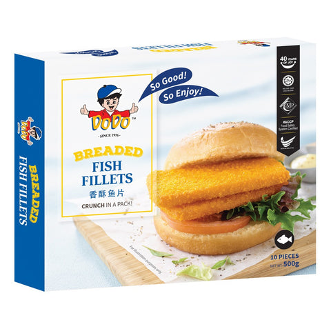 DoDo Breaded Fish Fillets (500g)