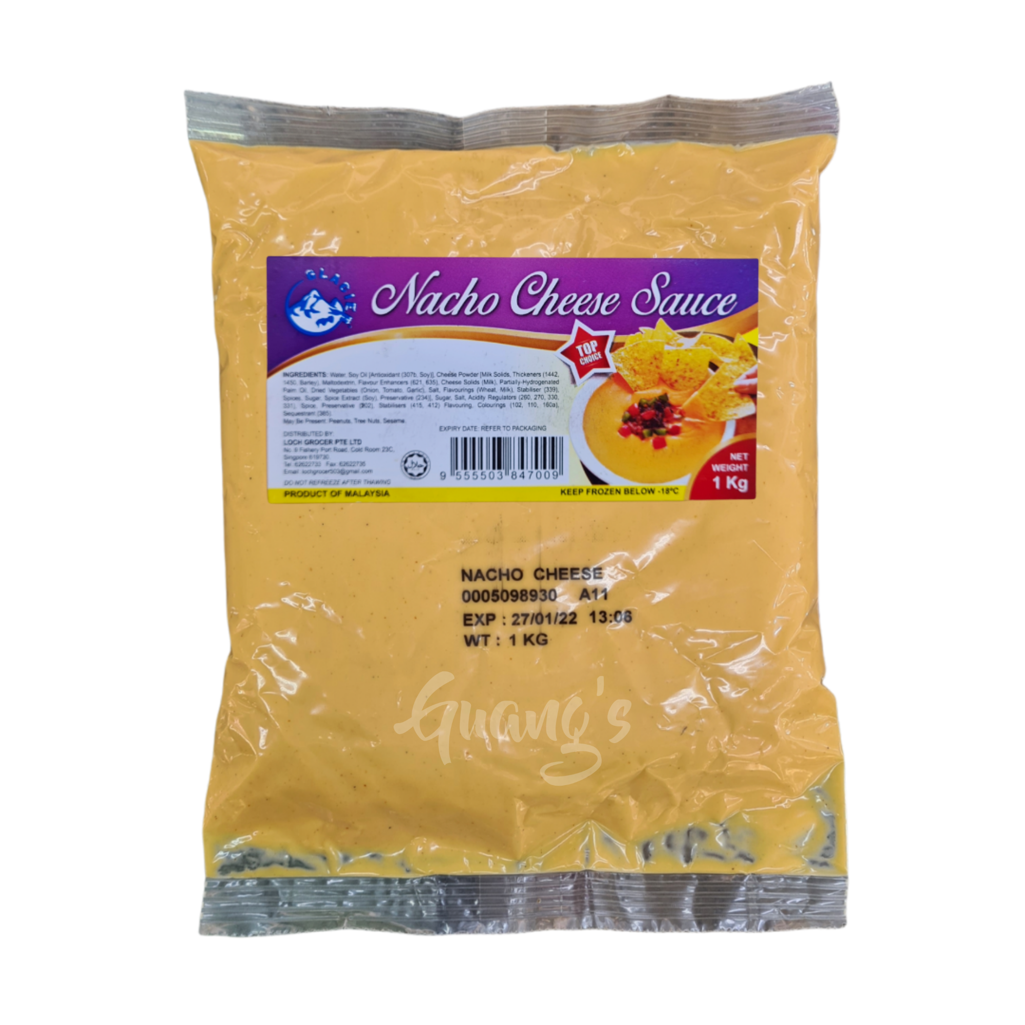 Glacier Nacho Cheese Sauce (1kg)