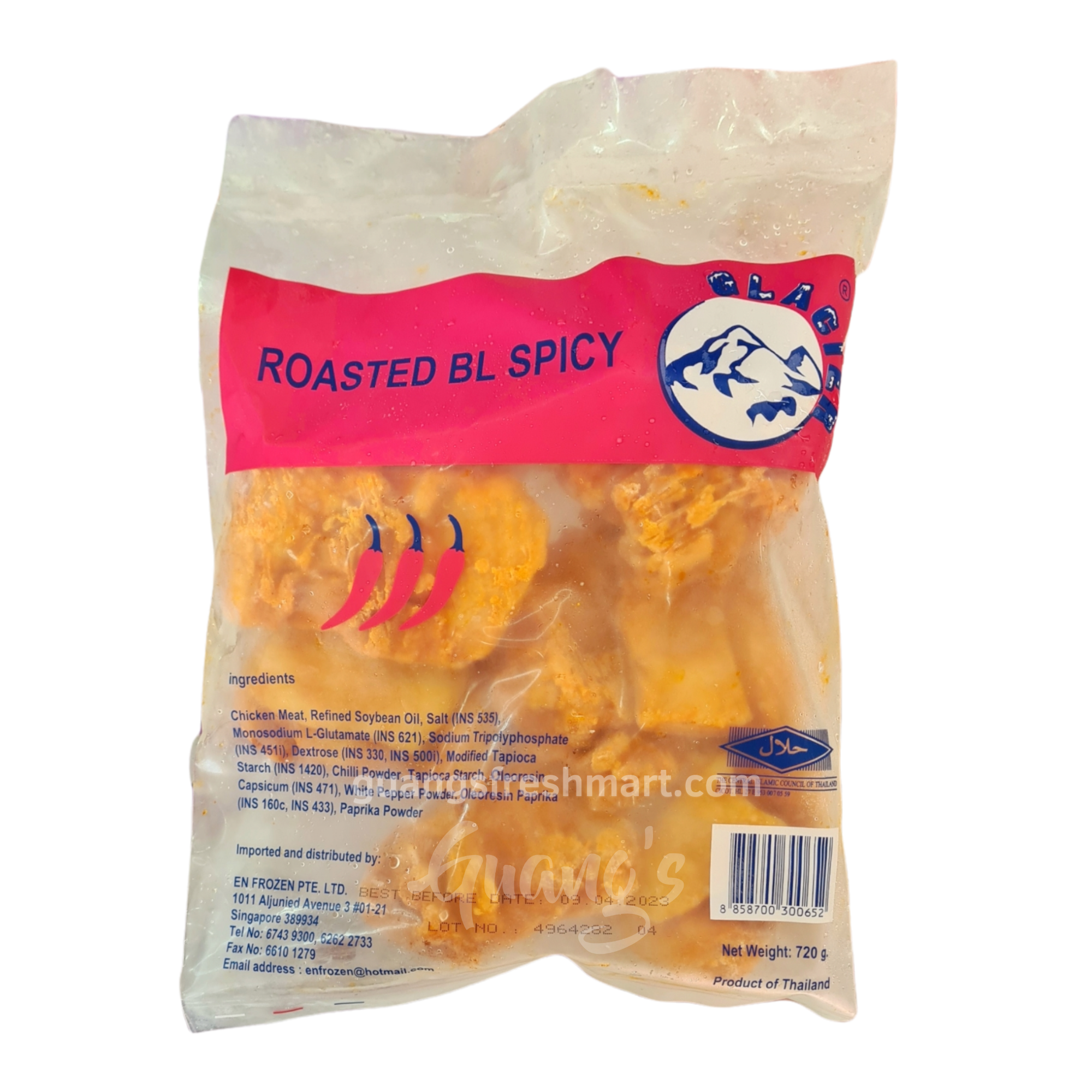 Glacier Roasted Spicy Chicken Boneless Leg (720g)