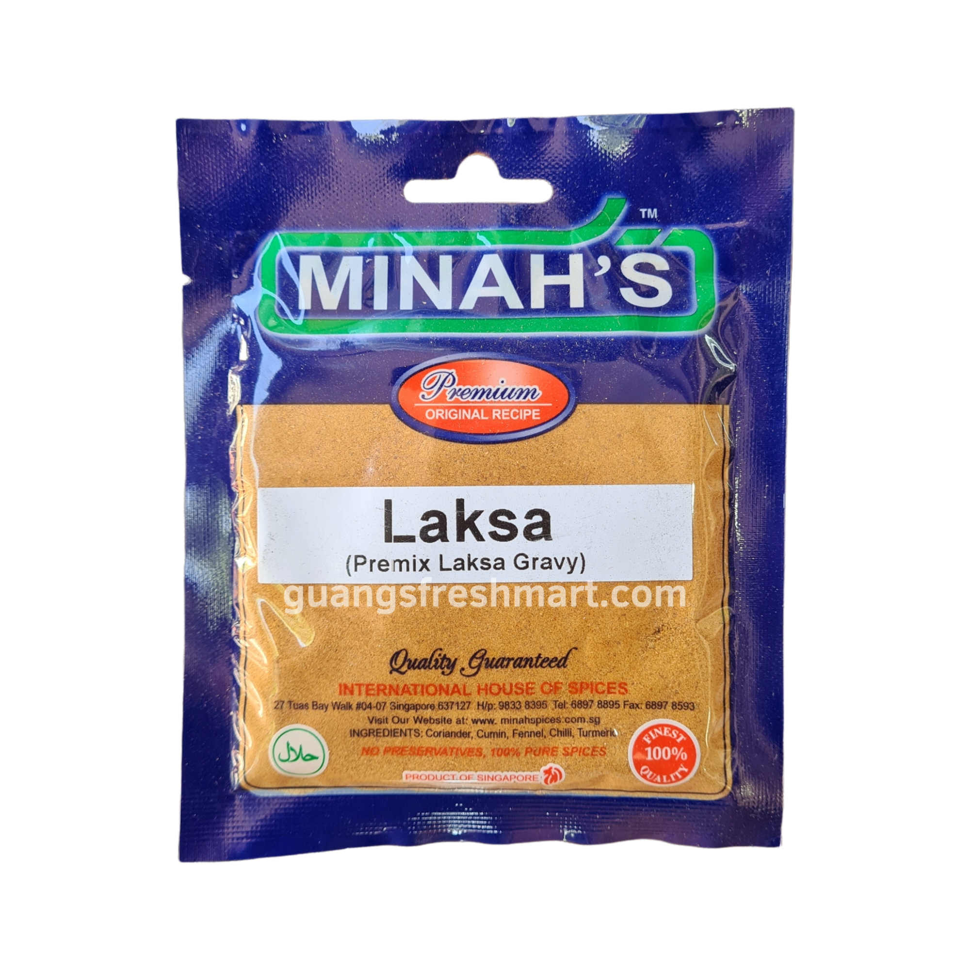 Minah's Laksa (Premix Laksa Gravy)
