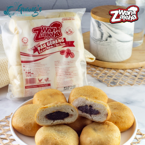 Wan Zaleha Pau Goreng Kacang Merah Red Bean (10pc)