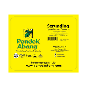 Pondok Abang Serunding Spiced Grated Coconut (400g)