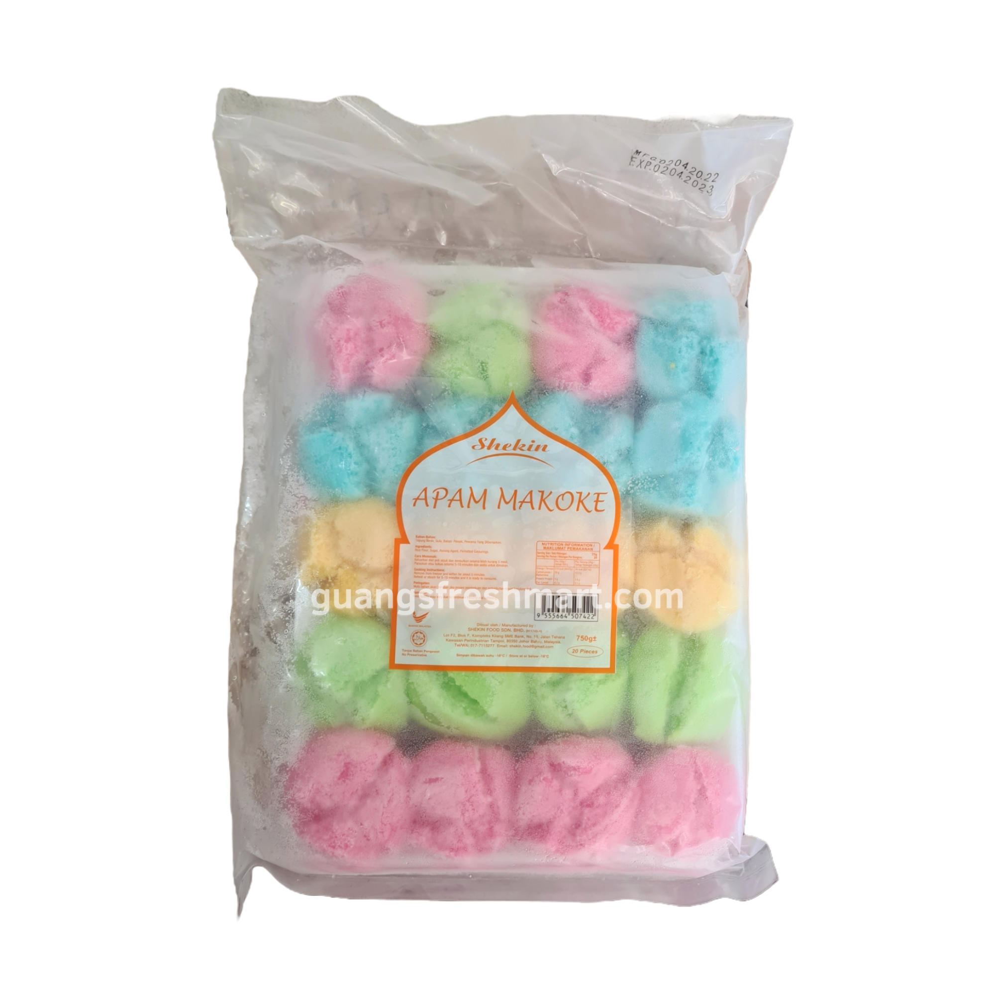 Shekin Apam Makoke (750g/20pc)